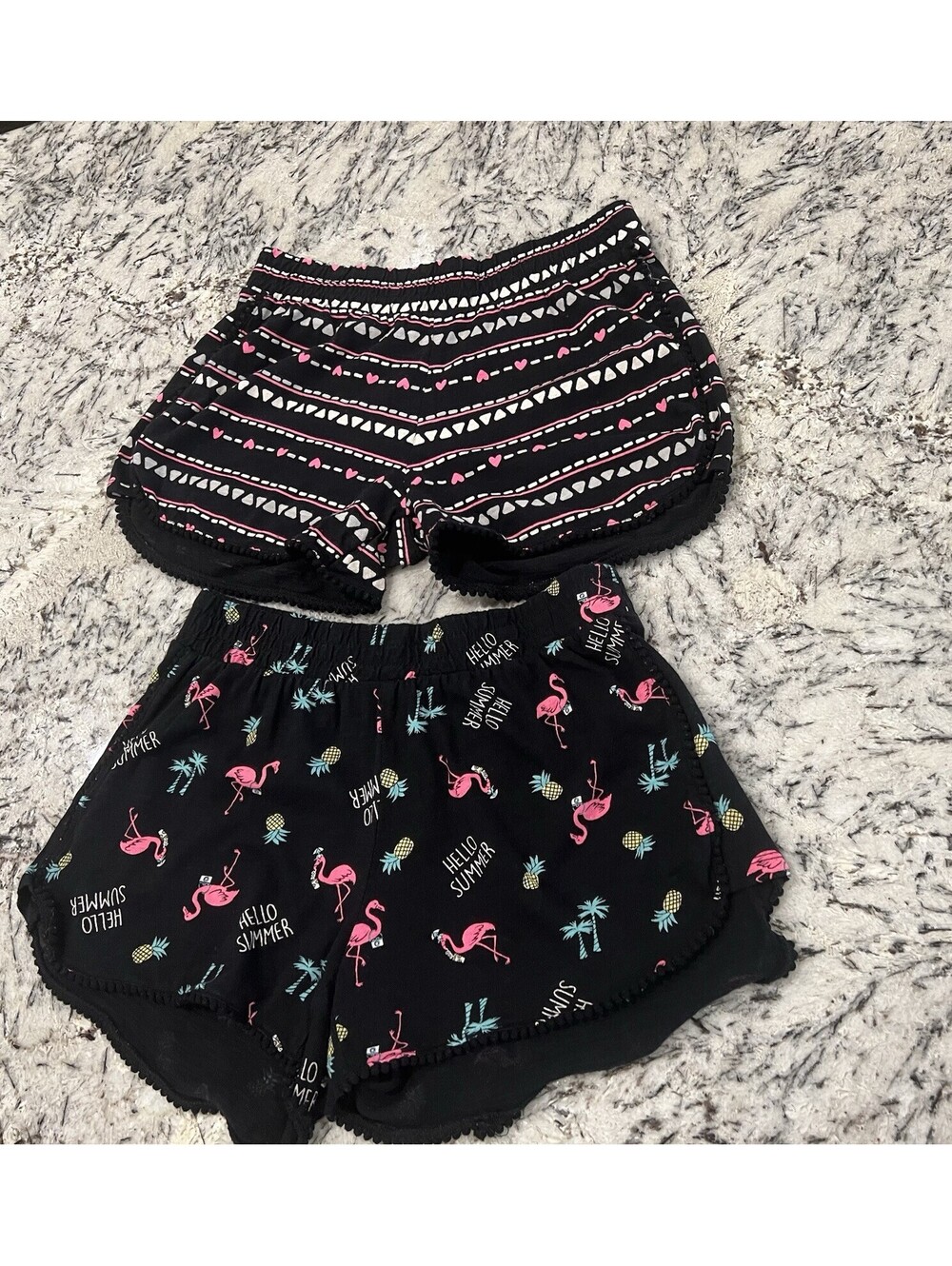 Justice Girls Dolphin Shorts-Size 14/16 -Lot Of 2